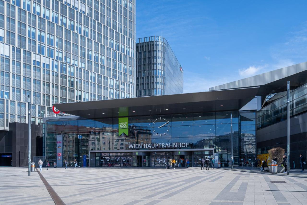 Whats-App Self-Check-In - Paerchen Wohnung Am Hauptbahnhof Wina Bagian luar foto